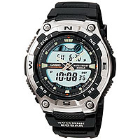 CASIO�i�J�V�I�j [SPORTS GEAR]�^�C�h�O���t�E���[���f�[�^�@�\���� �X�|�[�c�E�H�b�` AQW-100-1AJF
