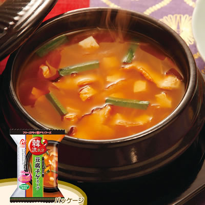 アマノ 韓流気分「スンドゥブチゲ風 豆腐チゲスープ」 (10食入)