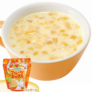 アスザックフーズ 牛乳で作る「トロピカルフルーツミックス」 (3食入)