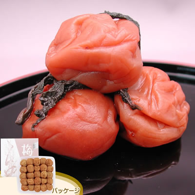 味覚庵 しそ漬梅「技」 ギフト用ポリ樽入り600g