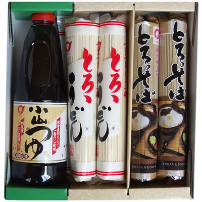小山製麺 つゆ付10把詰合せ G-M
