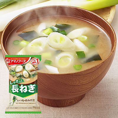 アマノフーズ フリーズドライ いつものおみそ汁「長ねぎ」(10食入)