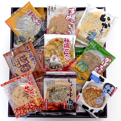 巖手屋 南部煎餅詰合55枚(9種類) No.1801