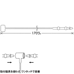 日本バノック　LOX　No.7　（17cm）　ナチュラル　5,000本入