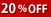 20��OFF