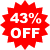 43%OFF