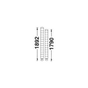 スランテッドエレクターシェルフ専用ポール 4本入 Stp1900 Erecta Shop