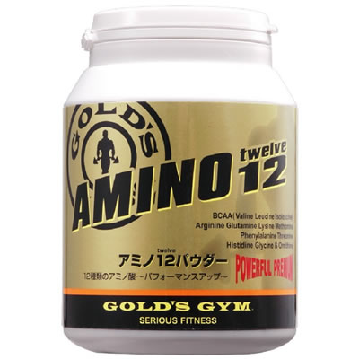 GOLD’S GYM(ゴールドジム) アミノ12パウダー <オレンジ風味> 150g
