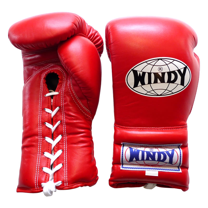WINDY(ウィンディ) 試合用グローブ/ペア BGL 14oz <赤> - FITNESS WEB WINDY(ウィンディ) 試合用グローブ/ペア BGL 14oz <赤> - FITNESS WEB