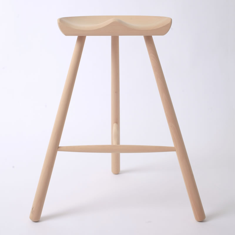 SC]シューメーカーチェア No.59 座面高56cm ビーチナチュラル(無塗装