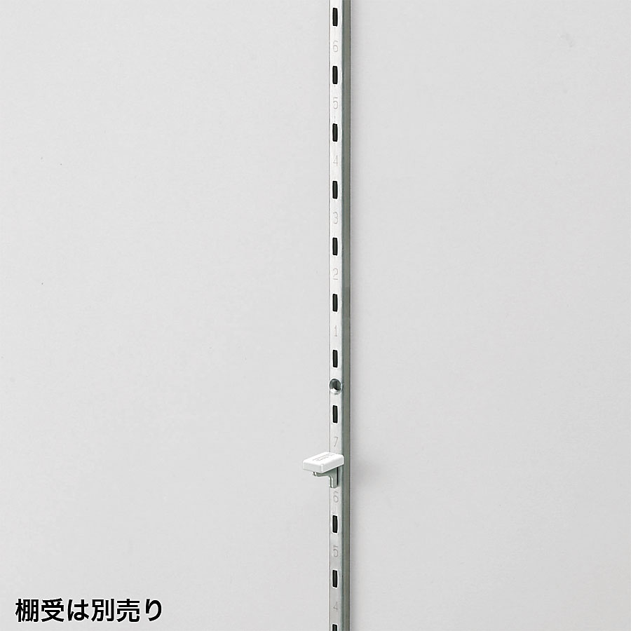 棚柱(ダボレール・ガチャ柱) 高さ1820mm ステンレス製 幅8mmスリムタイプ スガツネ（LAMP印） SPN1820 金具・金物