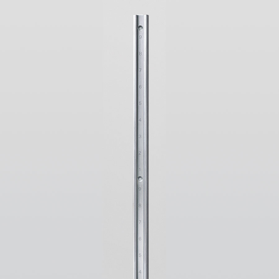 棚柱 ダボレール ガチャ柱 高さ10mm ステンレス製 取付穴11個 スガツネ Lamp印 Spw 10 金具 金物通販のkanagoo