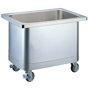 18-8 ステンレス タンクカート 800×700×H730mm 240リットル