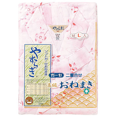 ガーゼ寝巻き ガーゼねまき 女性用 Lサイズ ピンク 宮本 Miya Nunoいろは ガーゼ寝巻き ガーゼねまき 女性用 Lサイズ ピンク 宮本 Miya Nunoいろは