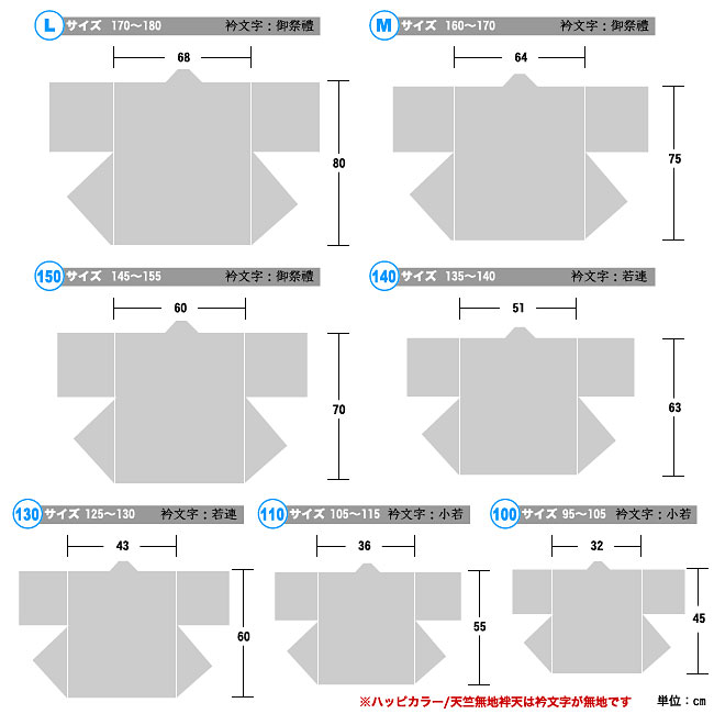 半天・法被＞ 祭袢天(まつりはんてん) くるわ柄 (大人M) 宮本 28036