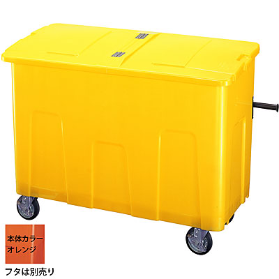 完売 積水 リサイクルカートアウトバー０．７用フタ オレンジ （RCJF7O）【積水テクノ成型（株）】 ゴミ箱