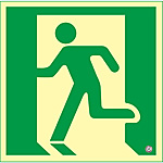 避難・誘導標識板 2 消防法施行規則第28条／高輝度蓄光避難口誘導標識